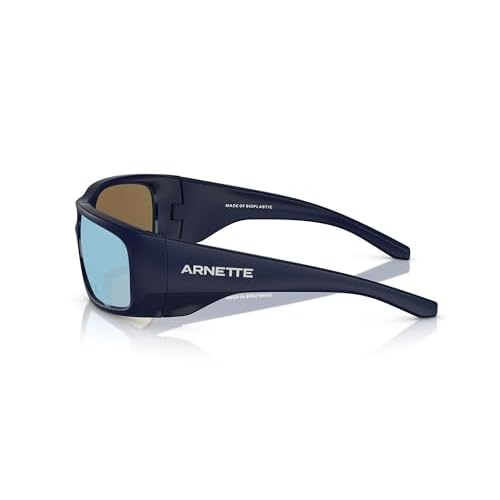 ARNETTE Man Sunglasses Black Matte Top/Shiny Frame, Polar Grey Lenses, 62MM