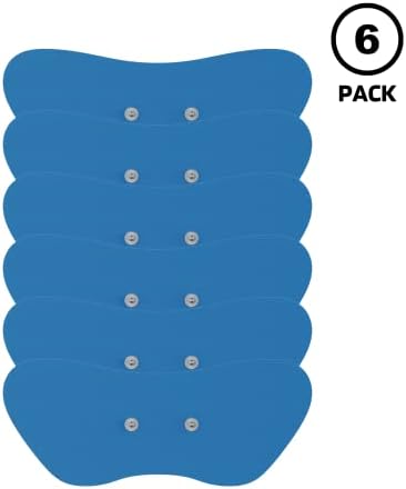Soterix PainX TENS Unit Electrode Gel Pad Refills - 1 Pack of 6 Pads (Small) - Muscle Stimulator Relaxer Wireless Pads for Relief on Knee, Back, Neck
