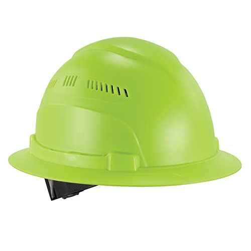 Ergodyne Skullerz 8968 Lightweight Full Brim Hard Hat with Adjustable Venting - Type 1, Class C