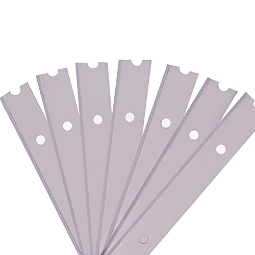 10PCS Scraper Steel Razor Blades - 4 Inch Replacement Utility Blades Made of Durable Industrial-Grade Steel