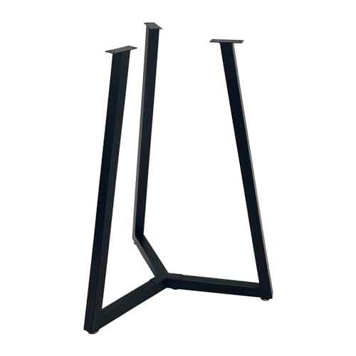 Metal Round Table Legs 28 Inch Coffee Table Legs,Table Base Black Iron Dining Furniture Legs