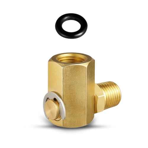 50310 Swivel Joint for Side Winder Air Hose Reel, 1/4" FPT 1/4" MPT 90 Deg Hose Reel Swivel Fitting