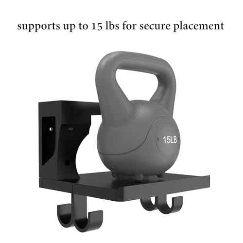 Wall Mount Shelf for AirSense 10 CPAP Machine ? Includes Mask Hook & Hose Hanger ? Space-Saving Bedside Organizer, Easy to Install ? Durable CPAP Accessory