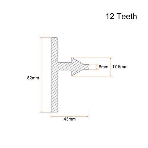 uxcell Chuck Key 6mm Pilot 12 Teeth for 1.5-13mm Drill Chuck Yellow 2pcs