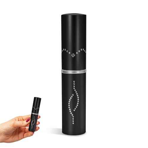 FuryUSA Lipstick Stun Gun - Womens Stun Gun, Metal Casing Self-Defense, Rechargeable Battery, Max Strength, 120 lumens, Built-in Flashlight, Stylish, Expert-Trusted