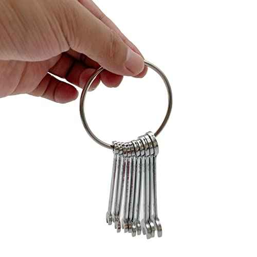 Mini Wrench Set Open End Wrench Combination Wrench Sets With Chain Ring Metric Type Wrenches (10pcs)
