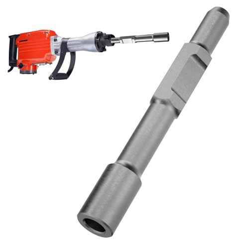 Pisman Hex Shank Ground Rod Driver for Jack Hammer, Hammer Drill Grounding Rod,Jackhammer Bit Aapter for Hex Demolition Jackhammer and 1-3/16" Hex-Shank