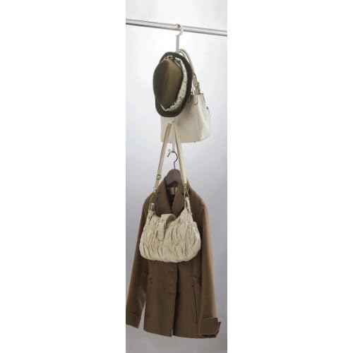 Yamazaki Home Smart Closet Organizer Hanger ? Clothes & Accessories Storage Hanging Rack