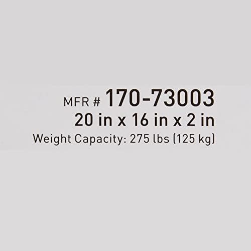 McKesson Seat Cushion for Wheelchairs and Office Chair, Foam / Gel, 20 in x 16 in x 2 in, 4 Count
