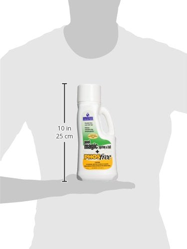 Natural Chemistry Pool Magic + PHOSfree, 1 L Each, Single, Fast & Easy Start-ups, Reduces Waterline Ring & Phosphates, Spring & Fall Pool Maintenance