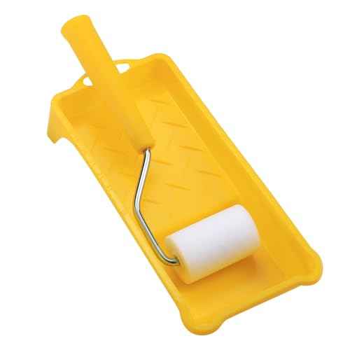 21 Pack Disposable Thickened Plastic Paint Tray Liners with 2Inch Roller Tray