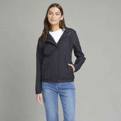 Volcom Women's Plus Enemy Stone Hooded Zip Front Windbreaker Jacket
