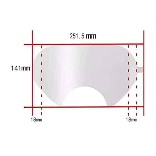 Replacement Parts Lens Assemblies for 6000 Series Full Facepiece Respirators and 10-Pack Peel-Off Lens Caps for 6800 Series for 3M 6885, 6000, 6700, 6800, 6900 Face Shield Cover