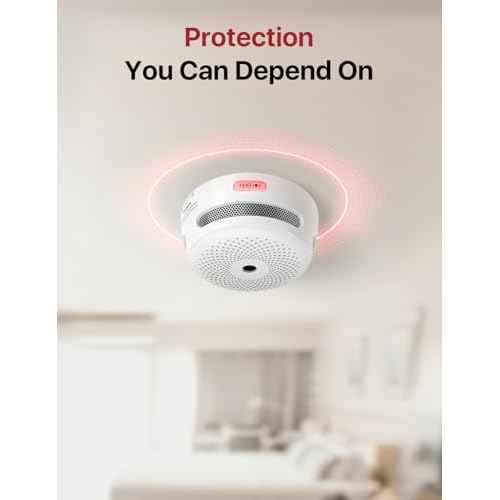 X-Sense Mini Smoke Alarm, 10-Year Battery Fire Alarm Smoke Detector with LED Indicator & Silence Button, XS01, 3-Pack