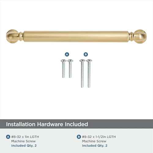 khtumeware 10-Pack Champagne Bronze Heavy-Duty Solid Cabinet Pulls, 5 Inch (128mm) Hole Center, Satin Brass Drawer Pulls, Cabinet Hardware, Suitable for Kitchen Cabinets, Bathrooms and Dressers