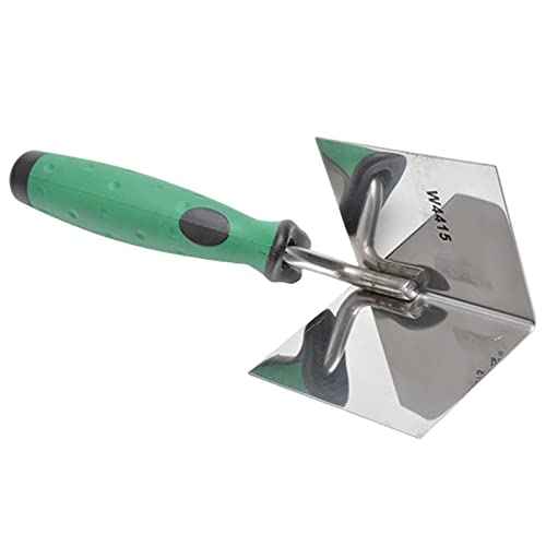 Drywall Corner Tool Inside and Outside Corner Knife, Stainless Steel Corner' Trowel, Concrete Finishing Tool for Plastering Bricklaying Corner' Finishing Work(COLOR:internal)