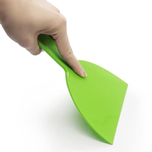 Plastic Putty Knife, 3 PCS 6 Inch Scraper Tool, Flexible Spackle Knives for Drywall, Decals, Wall Paper, Patching, Painting, Taping, Scraping Coating