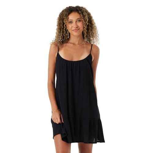 Roxy Women's Casual Dress ? Sundress & Swimsuit Cover-Ups for Beach, Poolside, Resort Wear, Midnight, Medium