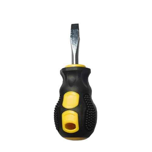 2PCS Short Phillips-Head and Flathead Screwdrivers,Pocket Magnetic Screwdriver Set for DIY Repairing