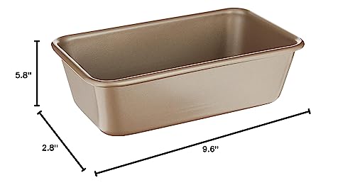 Cuisinart 9-Inch Chef's Classic Nonstick Bakeware Loaf Pan, Champagne (Pack of 2)