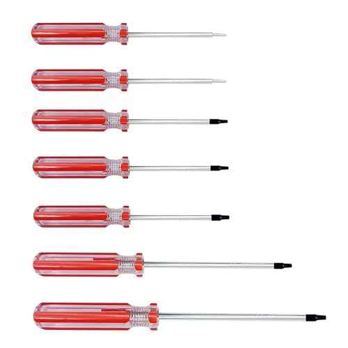 7 Pcs Triangle Head Magnetic Screwdrivers Set 1.4mm 1.8mm 2.0mm 2.3mm 2.7mm 3.0mm 4.2mm Triangle Screws Driver Tool Kit For Fixing Electronic Toys Battery Disassemble