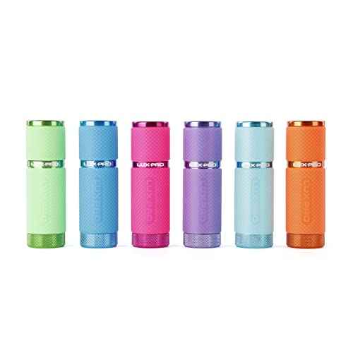 LUXPRO LP395 Gels Glow-in-the-Dark 9 LED Flashlight (LP395-6PK)¡¦¡¦