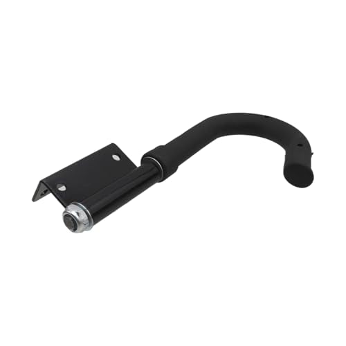 LC LICTOP Telescoping Ladder Hook Stabilizer, Heavy Duty Rubber Wrapped Roof Hook Kit for Extension Ladders, Stainless Steel Gutter Edge Hooks, Fit 2-3/4 Inch Thick Wall Mount Hanger, 2Pcs Black