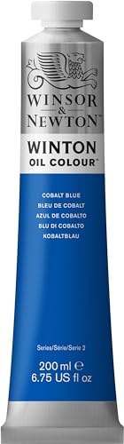 Winsor & Newton Winton Oil Color, 200ml (6.75-oz) Tube, Cobalt Blue