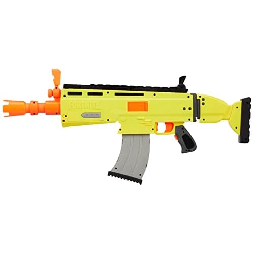 Fortnite AR-L Nerf Elite Dart Blaster - Motorized Toy Blaster, 20 Official Nerf Fortnite Elite Darts, Flip Up Sights - for Youth, Teens, Adults