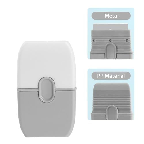 4pcs Double Edged Plastic Scraper Tool, Razor Blade Glass Scraper for Windows Decals Tint Labels Caulk, Adhesive Remover for Stickers and Paints on Car Glass
