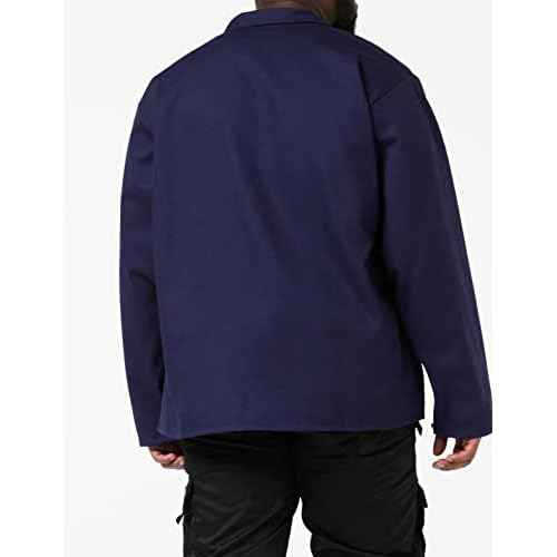 Black Stallion FN9-30C 30" 9oz. Navy FR Cotton Welding Jacket