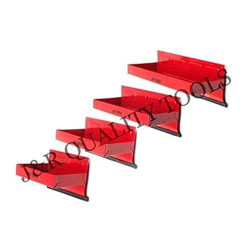 VCT 4pc Magnetic Toolbox Tray Set Tool Box Cabinet Side Shelf Storage Van Workshop