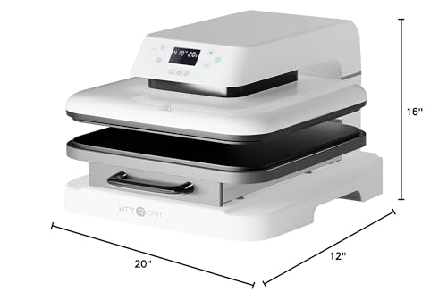 HTVRONT Auto Heat Press Machine for T Shirts - 15x15 Smart T Shirt Press Machine with Auto Release - Professional Heat Press for Sublimation, Vinyl, Heat Transfer Projects