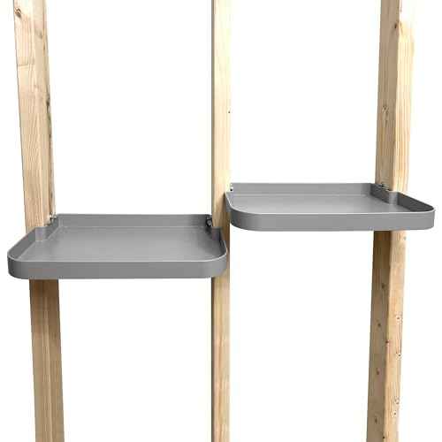 VersaCaddy Between Stud Shelving | for Garage, Home | Open Wall Shelf That Fits Between Studs | Package of Two Large Shelves