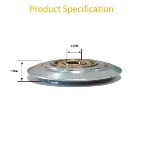 Upgraded Wire Stripping Machine Replacement Blade, 1.73in" OD x 0.35in" ID High Performance Carbide Blade Wire Stripping Machine, Replacement Blade for Portable Cable Stripper