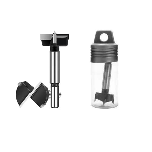 Forstner Drill Bits 20mm (25/32 inch) Tungsten Carbide Upgraded Version Higher Hardness Wood Hole Saw Auger Opener Woodworking Drilling Tool Wood Cutter