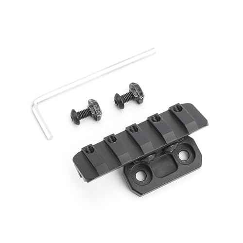 45 Degree Offset Mlok/Keymod Rail Light Mount for M300 M600 Serises Scout Light Weaponlight, Adjustable Positions Offset Tactical Flashlight Mount, Fit for Mlok Keymod Rail