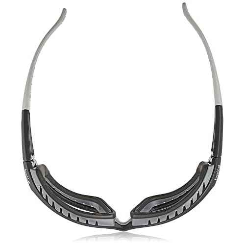 Boll? Safety 40085, Tracker Safety Glasses anti-scratch/anti-fog, black frame, Clear Lenses