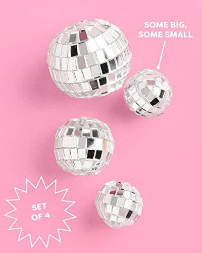 xo, Fetti Disco Ball and Cowgirl Boot Cake Topper - 5 pieces | Disco Bachelorette, Rodeo Birthday Party, Space Cowboy Supplies, 70s Groovy Cake Decoration, Western Baby Shower Cupcake Decor