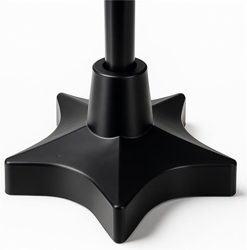 Superstar Self Standing Cane Tip has Non-Slip Heavy Duty Rubber Base to Prevent Slip, Cane Tips 3/4 inch Heavy Duty Replacement, 6-Inch Star Design for Superior Traction & Balance for Seniors