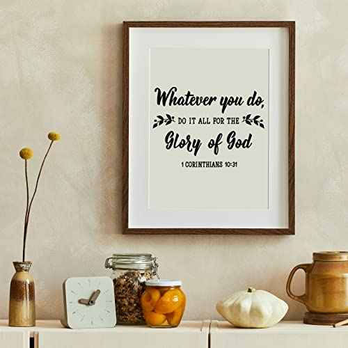 Sabary 12 Pcs Bible Verse Wall Decals Stickers Religious Scripture Wall Art Decor Inspirational Quotes Christian Peel and Stick Motivational Decor for Bedroom Living Room(Stylish Style)