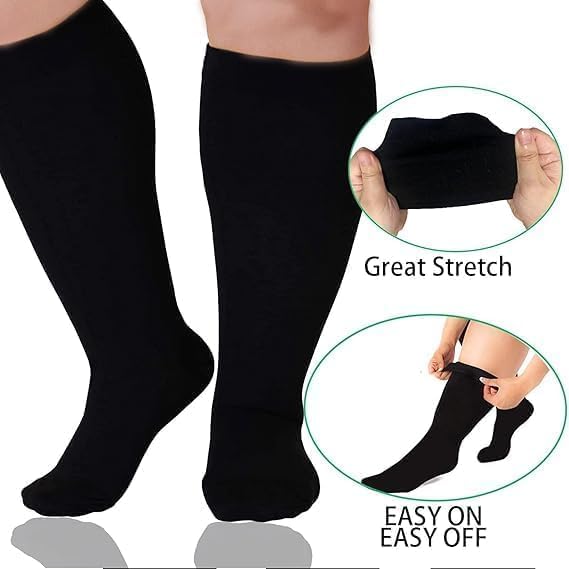 Everstride Compression Socks Women Plus Size, 2025 Compression Socks for Women Wide Calf, Everstride Socks