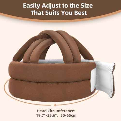 Thick Soft Protective Helmet for Elderly Youth Adults,Head Protector for Adults Seniors from Falls Injuries,Elder Safety Breathable Products Hat Cap Protect Head,for Home Gardening Walking