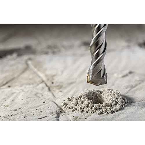 1-1/4 Inch x 12 Inch SDS Plus Rotary Hammer Drill Bit, Carbide Tipped for Brick, Stone, and Concrete Version 2 (1-1/4" x 10" x 12")