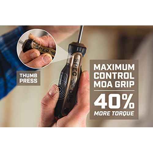 Spec Ops Tools Phillips Screwdriver, 3 x 6", Magnetic Tip, Cr-Mo Steel Shaft, 3% Donated to Veterans