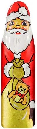RIEGELEIN Solid Chocolate Santas, 125 GR