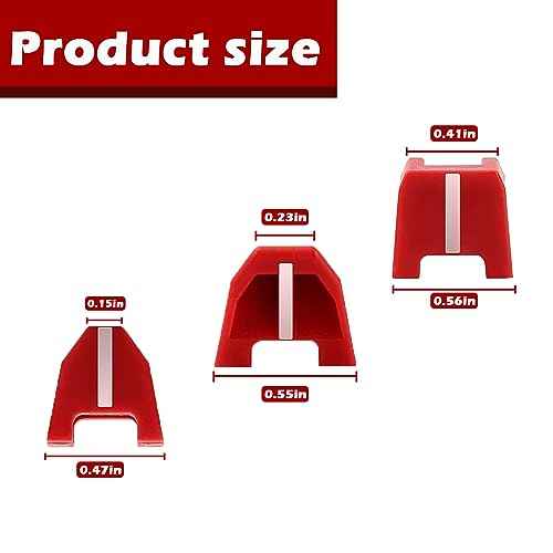 (Set of 9) 42-38-0017 Rubber Nose Cushion No Mar Tip for Milwaukee M18 Finish Nailer 18 Gauge Brad Nailer