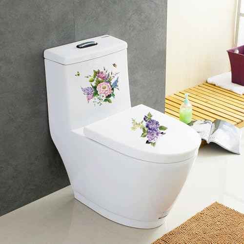 3 Pcs Flowers Wall Stickers Wall Decals Peel and Stick for Room Decorations Living Room Bedroom