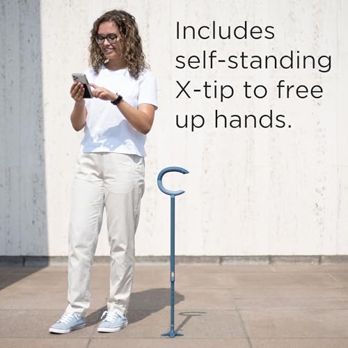 Michael Graves C Grip Walking Cane for Men and Women - Premium Walking Stick for Stability and Style - Lightweight Adjustable Cane - Walking Sticks for Seniors & Adults