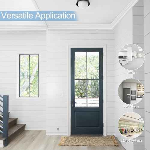 Sunnyglade 12-Pack Ceiling Crown Molding Trim, Total 43.7 Ft High Impact Finish Polystyrene Ceiling Moulding for Home Decor -Easy Installation with Glue (12)